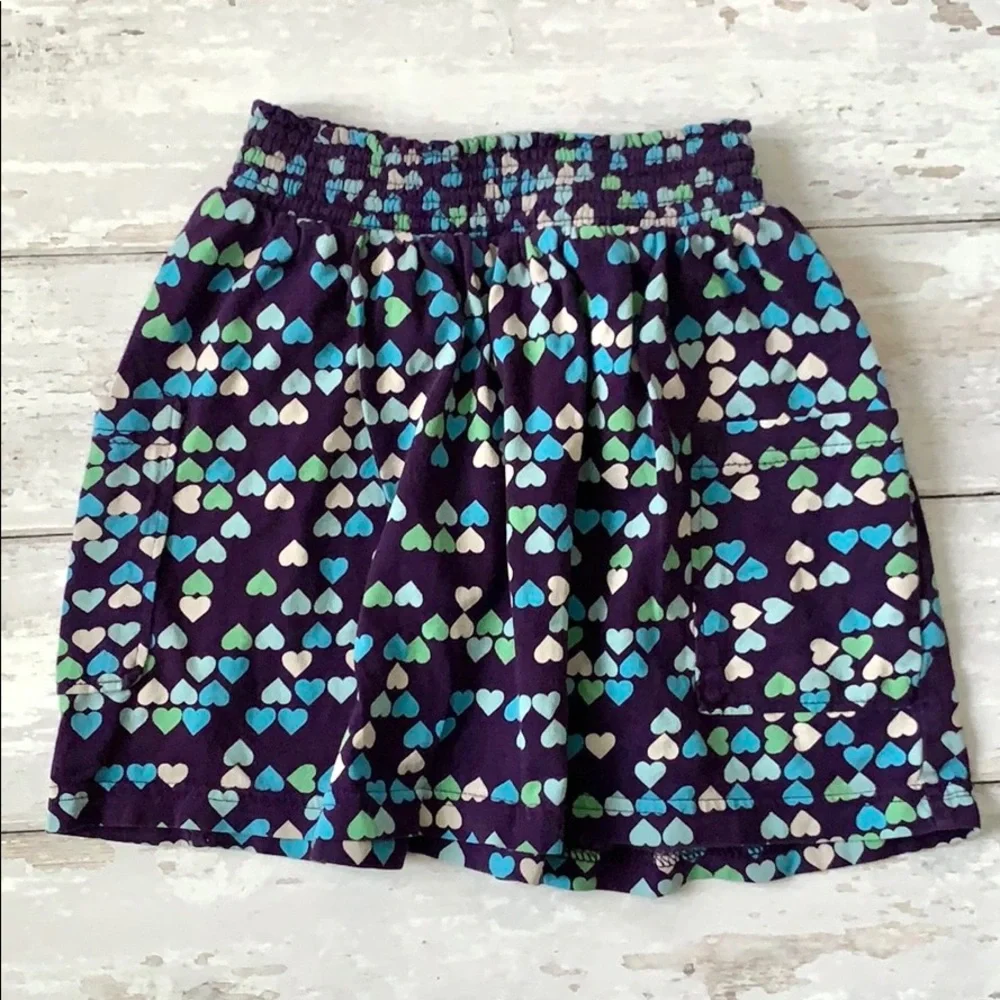 Girls 5T Old Navy Purple Heart Print Skirt XS 5 Kids Old Navy Brand Size 5